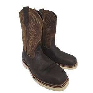 Thorogood Men's 11 "Steel Toe Western Wellington 804-4331 (U.S.A.) Brown 10.5D